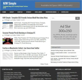 NJW Simple SEO Responsive Blogger Template