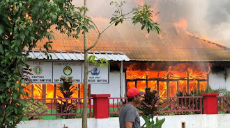 Tujuh Ruangan di SMPN 1 Rantepao Ludes Terbakar, Kepsek: Murid Tetap Sekolah Tidak Ada Libur