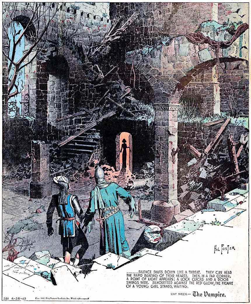 Hal Foster, 1922 color comic