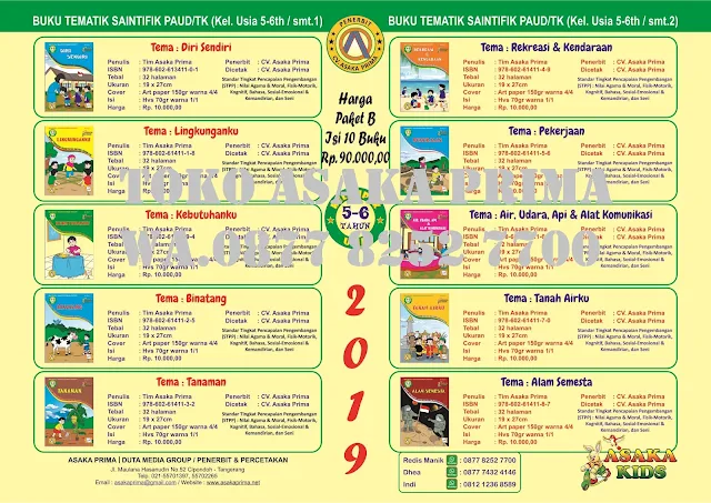 buku paud murah,  penerbit buku tk dijakarta,  buku pelajaran taman kanak kanak,  buku paket tk asaka prima,  buku paket paud asaka,  buku tematik saintifik, buku paud tematik, buku paud saintifik, buku paud k13,buku paud, buku tk penerbit asaka prima, buku paket paud asaka, buku paud tematik saintifik 2019, buku paket paud murah