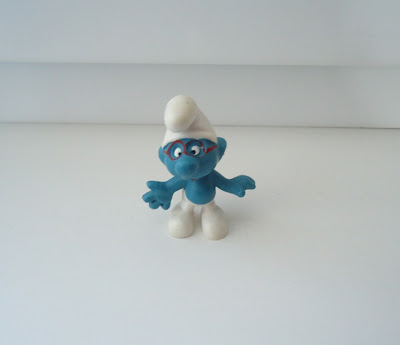 Brainy Red Glasses Smurf Peyo W.Germany 2.0006 Schtroumpfe Schlumpf Puffi