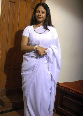 Tollywood Actress Sunakshi in Hot Saree Blouse Stills From Nishabda Viplavam Movie
