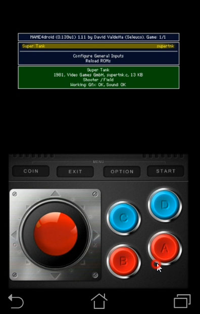 Memainkan Mame4Droid 0.139u1 dingdong di Android | Game Dingdong