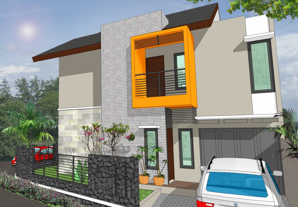 model rumah  terbaru  minimalis  dan mungil  desain gambar  