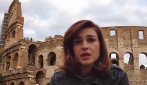  Le armi chimiche della Siria in Albania : Elsa Lila videoprotesta contro il governo .