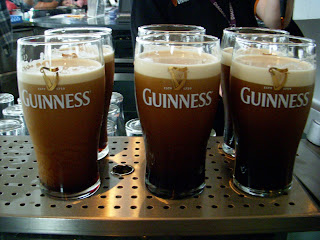 Guinness Pints at the Gravity Bar