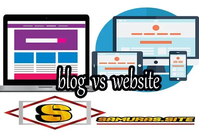 The difference between a blog and a website