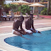 News: Shirtless Super Eagles stars Omeruo & Samuel chill in the pool 