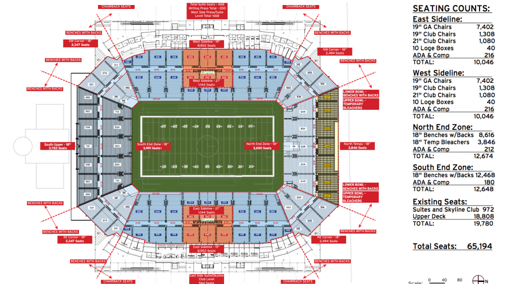 citrus bowl seating chart - Images for citrus bowl seating chart