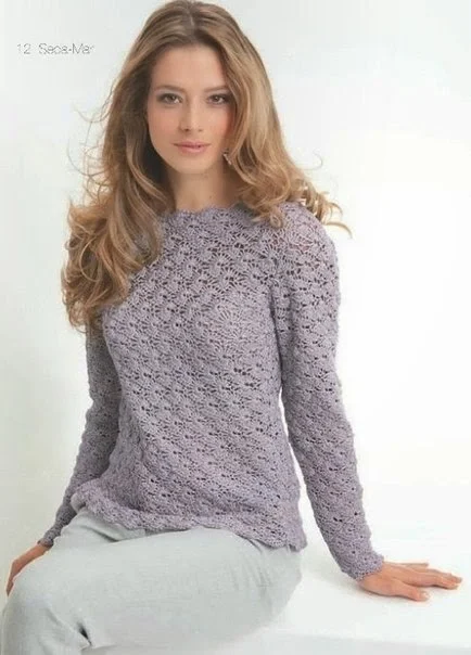 Sueter de mujer al crochet