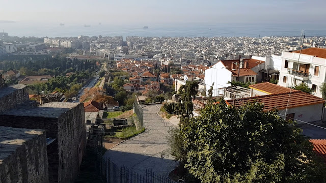 thessaloniki from the upper city