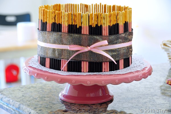 Pocky Chocolate Mousse Cake