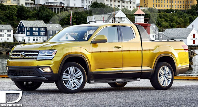 Concepts, New York Auto Show, Renderings, Reports, VW, VW Amarok, VW Atlas, VW Concepts