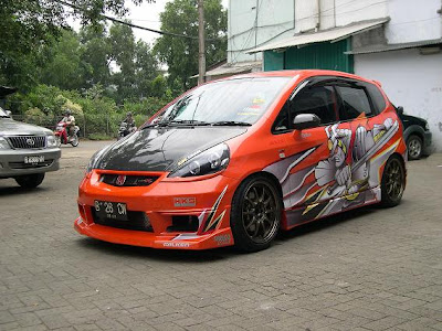 Honda Jazz, Modified by GT Racing - Jakarta