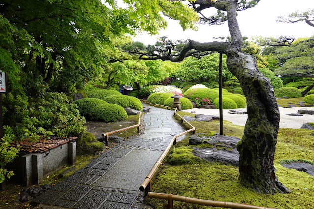 島根県松江市八束町波入 由志園 白砂青松庭