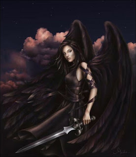 Warrior Angel of Death woman