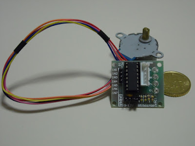 Fig.3 - Modulo con l' ULN2003 e lo stepper 28BYJ-48 - Foto di Paolo Luongo