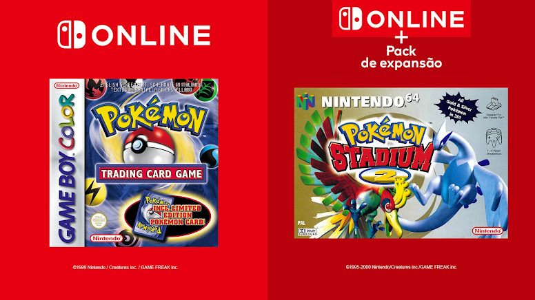 Novos Títulos da Franquia Pokémon Chegam ao Nintendo Switch Online