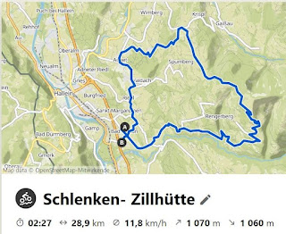 fischiscooking, schlenken, zillalm, zillhütte, mountainbike