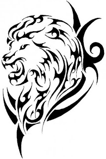 Lion Tribal Tattoo