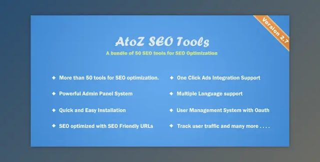 AtoZ SEO Tools v3.0 - Search Engine Optimization Tools - nulled