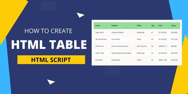 HTML Tables Script