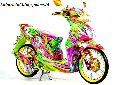 Modifikasi Beat R17 Air Brush