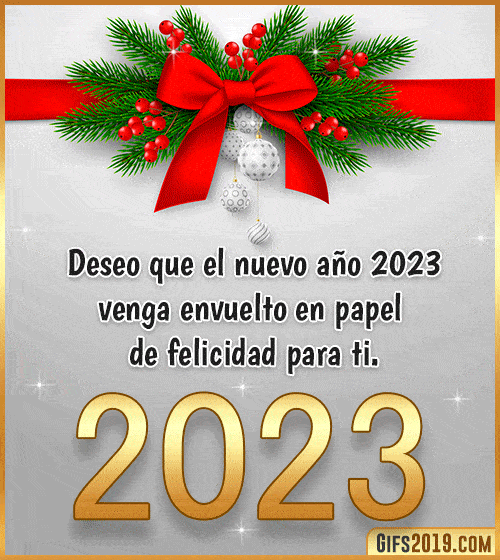 mensajes feliz año nuevo 2023 gif