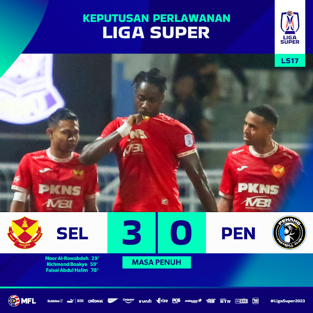Selangor Bantai Penang FC Tak Kasi Chance punya!!