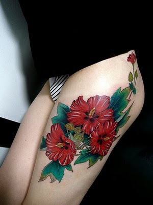 Thigh Tattoos For Women 2011