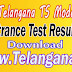TSMS Telangana TS Model School Inter Entrance Test Notification Hall-Tickets Results