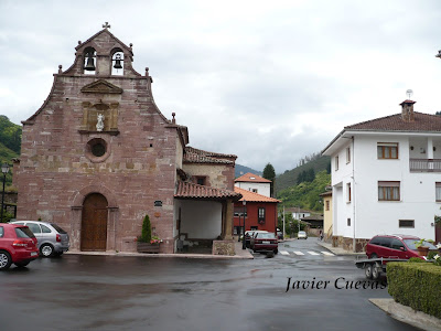 Santa María del Pedredo, s. XVIII, Tuña, Tineo. Grupo Ultramar Acuarelistas