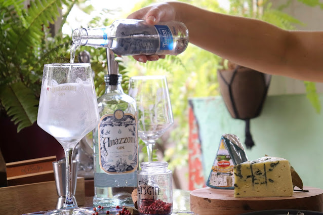 Drinks originais com Amázzoni Gin - "Água das Águas"