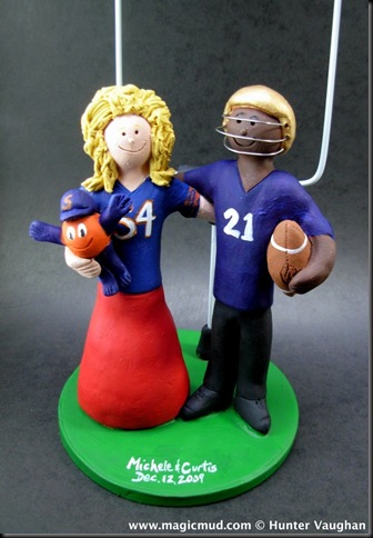 so no need to worry about scoring the Wedding Cake Topper Touchdown visit