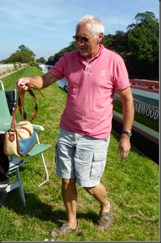 Pink and handbag