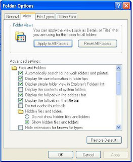 Folder Options