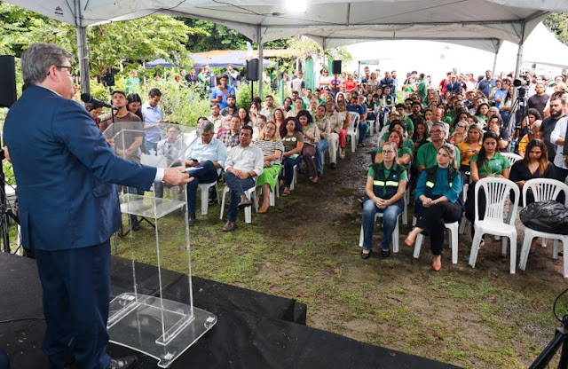 João Azevêdo autoriza projeto de capacitação para dois mil estudantes da rede estadual em abertura da Semana do Meio Ambiente