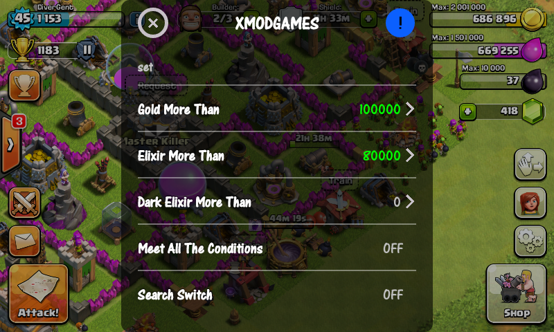 Ghuren.com: DOWNLOAD XMOD APK MOD CLASH OF CLANS CHEAT ...