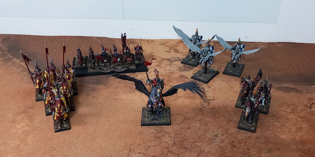 Winters SEO battle report - Warhammer The Old World - Orcs & Goblins vs Bretonnia - 1000pts