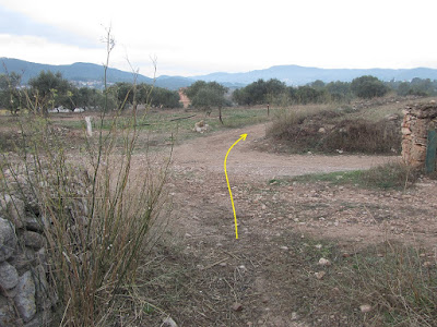 GR-92 - Santa Oliva a La Pobla de Montornès; GR-92 al terme de Santa Oliva, prop de la Riera de La Bisbal