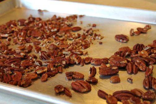 Toast the Pecans