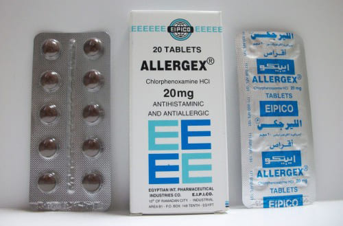 أقراص أليرجكس مضادات الهيستامين