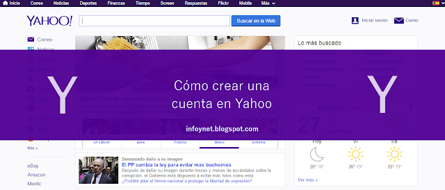 Cómo crear una cuenta en Yahoo