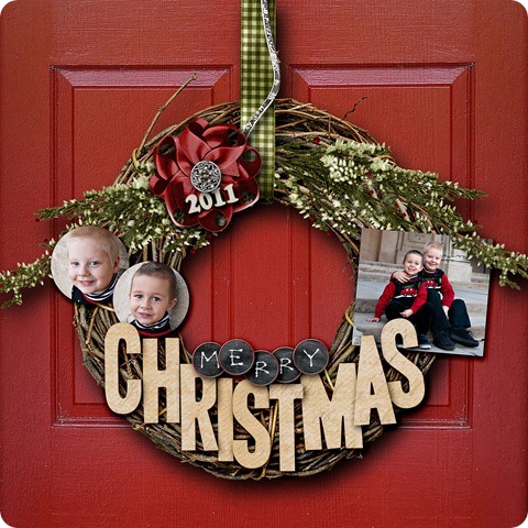 christmas front door