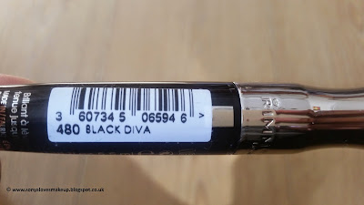 Rimmel London, makeup, stay glossy lipgloss, black, 480, Black Diva