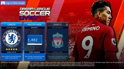  A new android soccer game that is cool and has good graphics Download DLS 19 Liverpool v6.11 Apk Data Obb