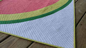 Sliced mini quilt for Moda by Slice of Pi Quilts