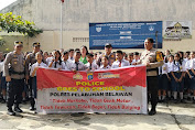 Kasat Binmas Polres Pelabuhan Belawan Beri Penyuluhan kepada Siswa SMP Methodist 10 Belawan