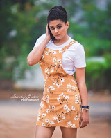 Priyamani Hot Pic in Brown Color Dress