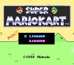 Super Mario Kart (Español) by Albergarri788 descarga ROM SNES